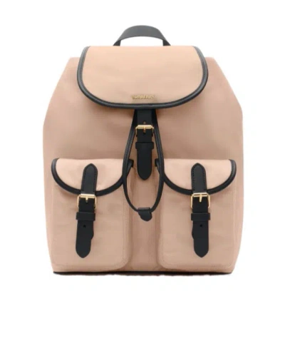 Burberry Nylon Backpack In Pink