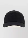 Burberry Nylon Baseball Cap Curved Brim In Black