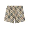 Burberry Printed Check Swim Short