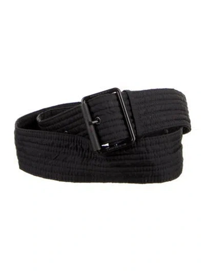 Pre-owned Burberry Nylon Belt In Black