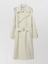 Burberry Long Trench In Neutral