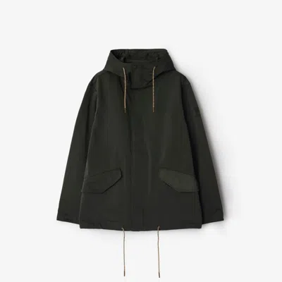 Burberry Nylon Blend Parka In Green