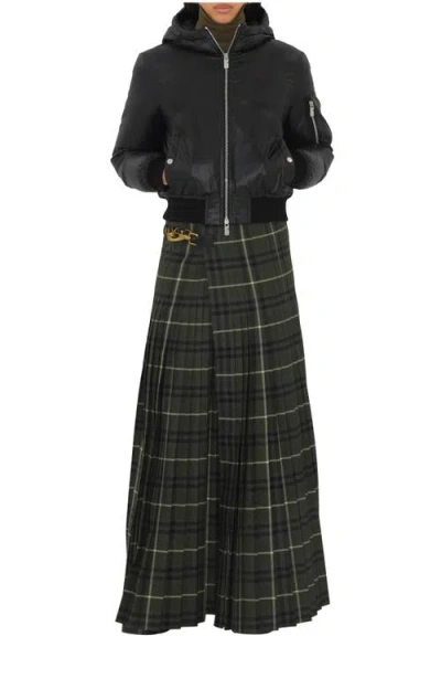 Burberry Nylon Bomber Jacket