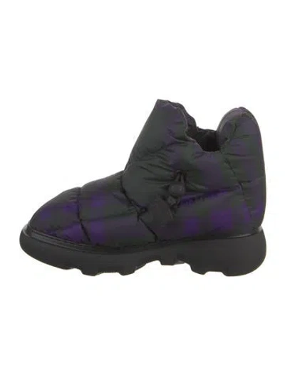 Pre-owned Burberry Nylon Boots In Multi