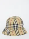 Burberry Nylon Bucket Hat In Beige