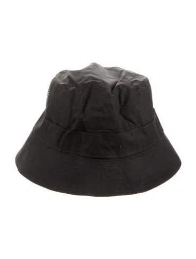 Pre-owned Burberry Nylon Bucket Hat In Black