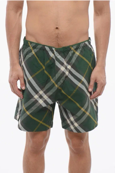 Burberry Ered Women  Women's Check In Green