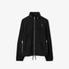 Burberry Nylon Cotton Jacket In Black