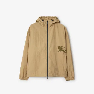 Burberry Men's Lightweight Hooded Jacket In Beige