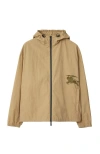 BURBERRY BURBERRY NYLON COTTON HOODED JACKET