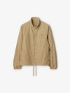 Burberry Beige Nylon Cotton Jacket In Cracker