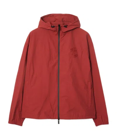 Burberry Nylon Cotton Jacket In Geranium
