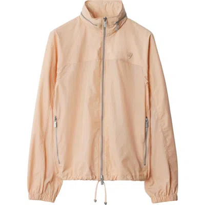 Burberry Nylon Cotton Jacket In Teacup