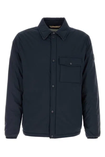 Burberry Nylon Dalewood Jacket In Blue