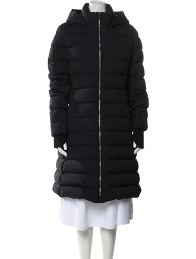 Pre-owned Burberry Nylon Down Coat In Black
