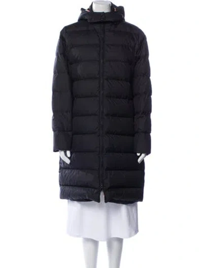 Pre-owned Burberry Nylon Down Coat In Black