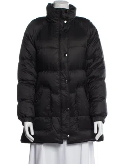 Pre-owned Burberry Nylon Down Jacket In Black
