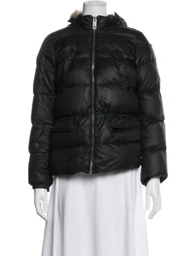 Pre-owned Burberry Nylon Down Jacket In Black
