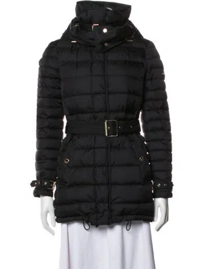 Pre-owned Burberry Nylon Down Jacket In Black