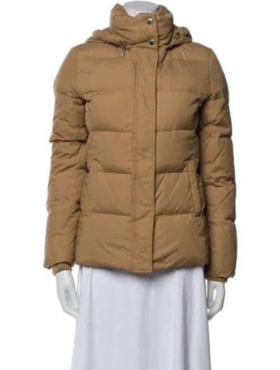 Pre-owned Burberry Nylon Down Jacket In Neutral