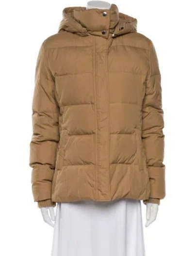 Pre-owned Burberry Nylon Down Jacket In Neutral