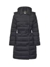 Burberry Nylon Down Jacket With Hood In Black