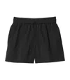 Burberry Nylon Ekd Shorts In Black