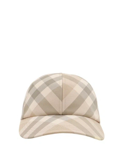 Burberry Nylon Hat In Neutrals