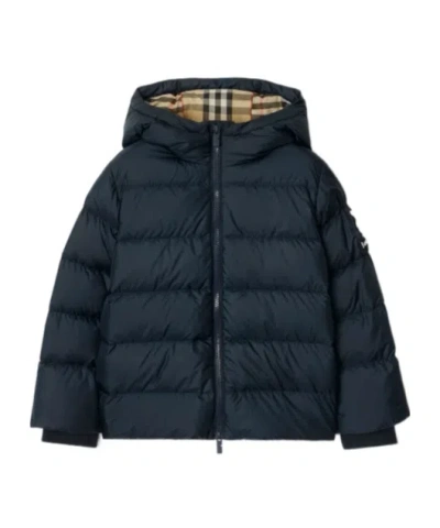 BURBERRY NYLON HOODED PUFFER COAT