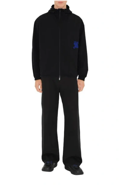 Burberry Nylon Jacket In Black