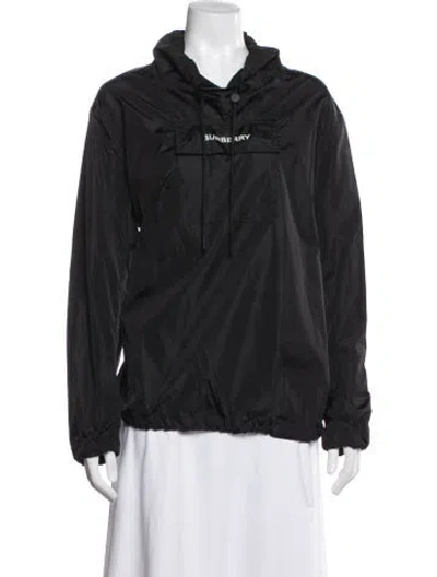 Pre-owned Burberry Nylon Jacket In Black