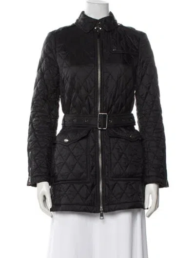 Pre-owned Burberry Nylon Jacket In Black