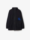 Burberry Nylon Jacket In Black