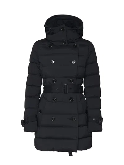 Burberry Nylon Jacket In Black