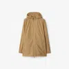 Burberry Hooded Jacket In Flax