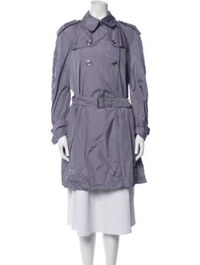Pre-owned Burberry Nylon Jacket In Purple