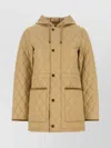 Burberry Nylon Jacket With Front Pockets And Hood