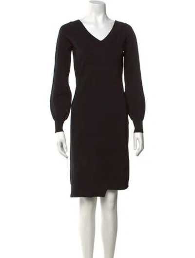 Pre-owned Burberry Nylon Mini Dress W/ Tags In Black