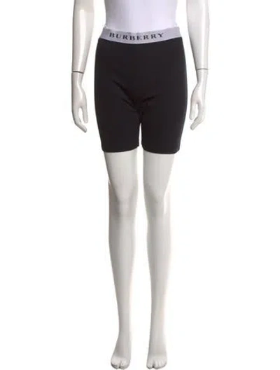 Pre-owned Burberry Nylon Mini Shorts In Black