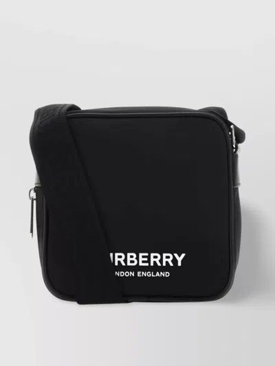 Burberry Nylon Paddy Crossbody Bag In Black