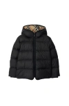Burberry Padded Jacket In Black