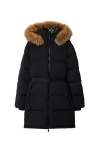 Burberry Nylon Puffer Coat In Black/snug