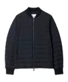 Burberry Dalham Down Jacket With Ekd Patch In Black