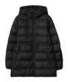 Burberry Nylon Puffer Jacket In Multi
