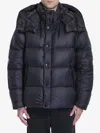 Burberry Down Jacket With Detachable Sleeves In Black