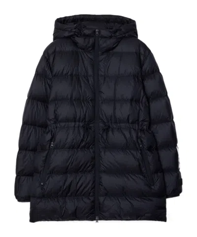 Burberry Nylon Puffer Jacket In Blue