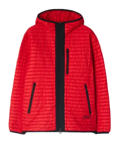Burberry Nylon Puffer Jacket In Red