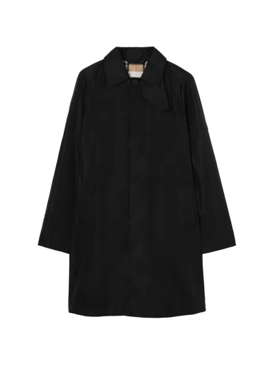 Burberry Nylon Ridgewood Car Coat​ In Black