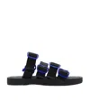 Burberry Sandals Black In Black