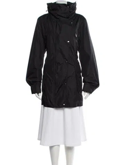 Pre-owned Burberry Nylon Trench Coat In Gray